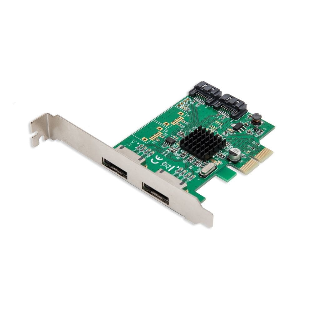 Placa de entrada/saída IO CREST SI-PEX40058 SATA III eSATA 6Gbps