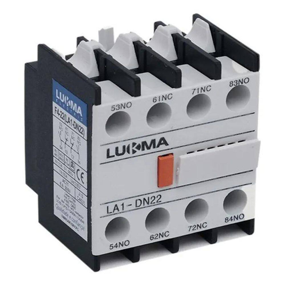 10X Bloco Contato 2Na+2Nf Frontal Para Contator Cjx2