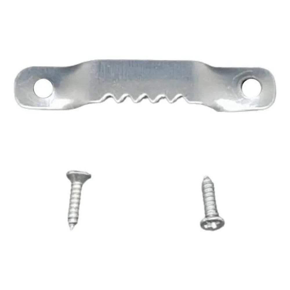 10X Gancho Pendurador Jacare Quadro + Parafusos Kit 20 Und