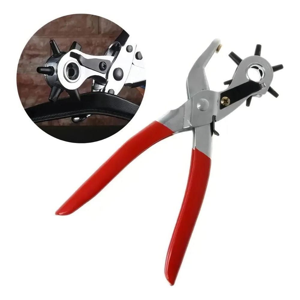 10X Alicate Furador Vazador De Couro 9 Polegada 6 Tamanhos