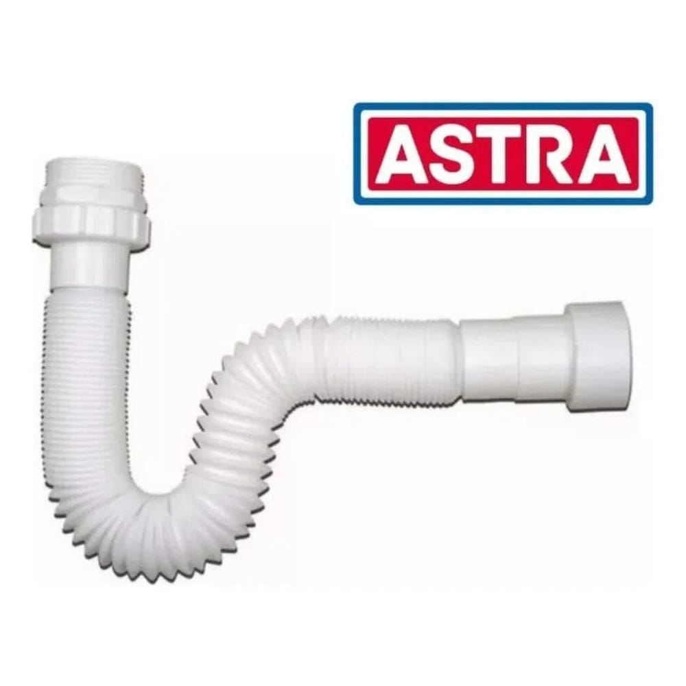 10X Sifao Astra Universal Sanfonado Plastico Branco 60Cm