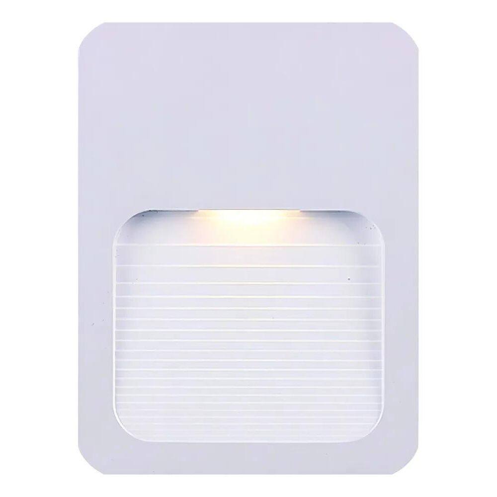 10X Balizador Parede Escada Ip65 Led 2W Branco Quente 3000K