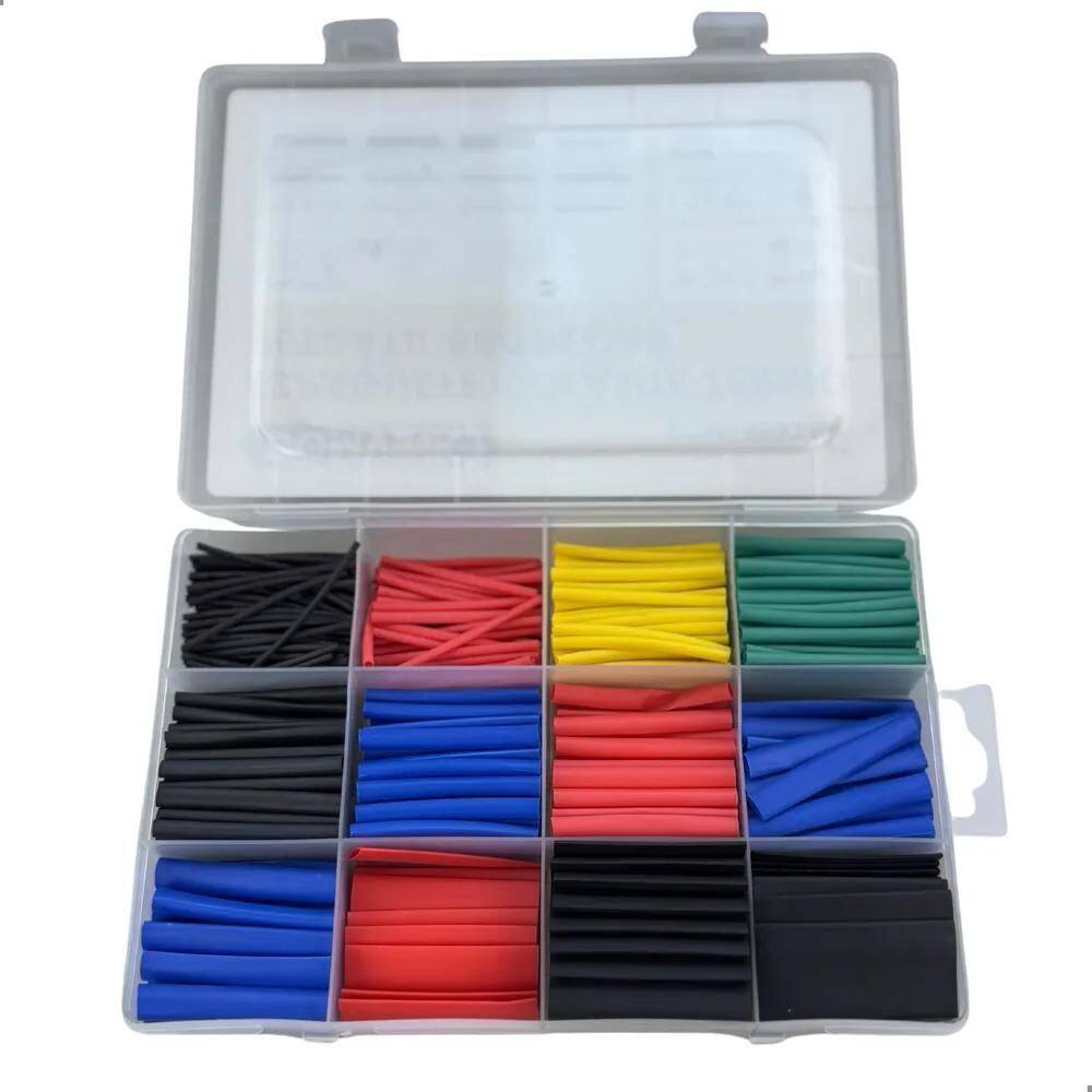 10X Espaguete Tubo Termo Retrátil Colorido Kit 530 Peças E