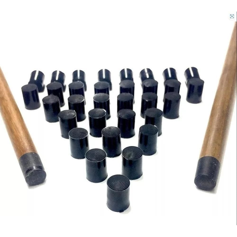 10X 10 Ponteiras Ristas Para Tacos De Sinuca E Bilhar