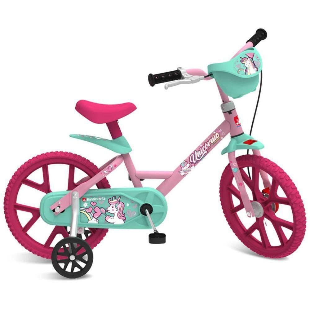 Bicicleta Aro 14 Power Game Bandeirante Rosa