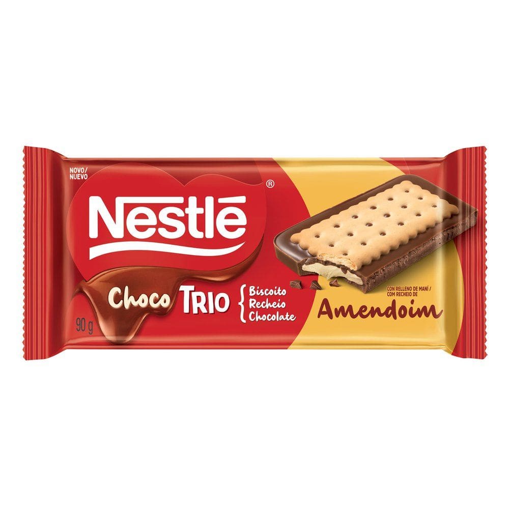 Chocotrio Nestlé Amendoim 90g