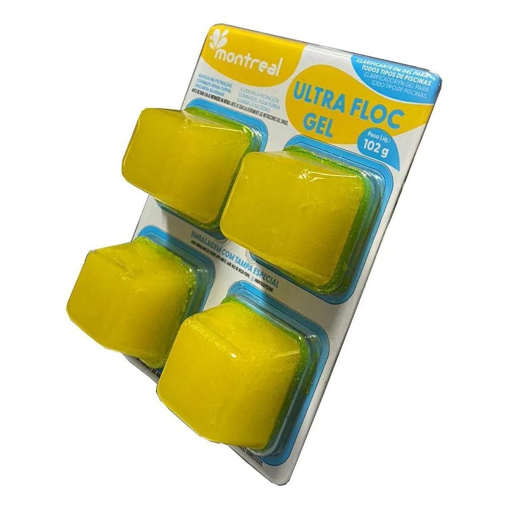 10X Pastilha Super Clarificante Para Piscina Ultra Floc Mon