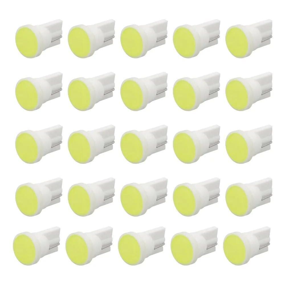 10X Kit 20 Lampada T10 Cob Led Branca Pingo Luz