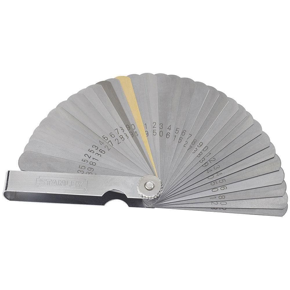 Calibrador De Folgas - 0,038 A 0,889 Mm - 78-221 - Stanley Calibrador De Folgas 0,038 A 0,889mm 32l 78-221