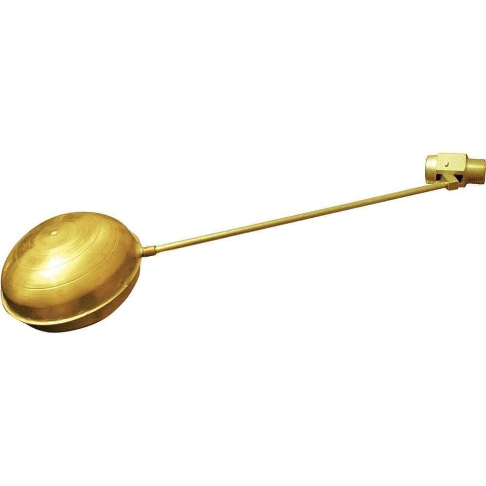 Torneira De Bóia Em Latão Com Balão Latão 1”” - 11352l - Garden Torneira Boia Latao 1” 11352l Garden