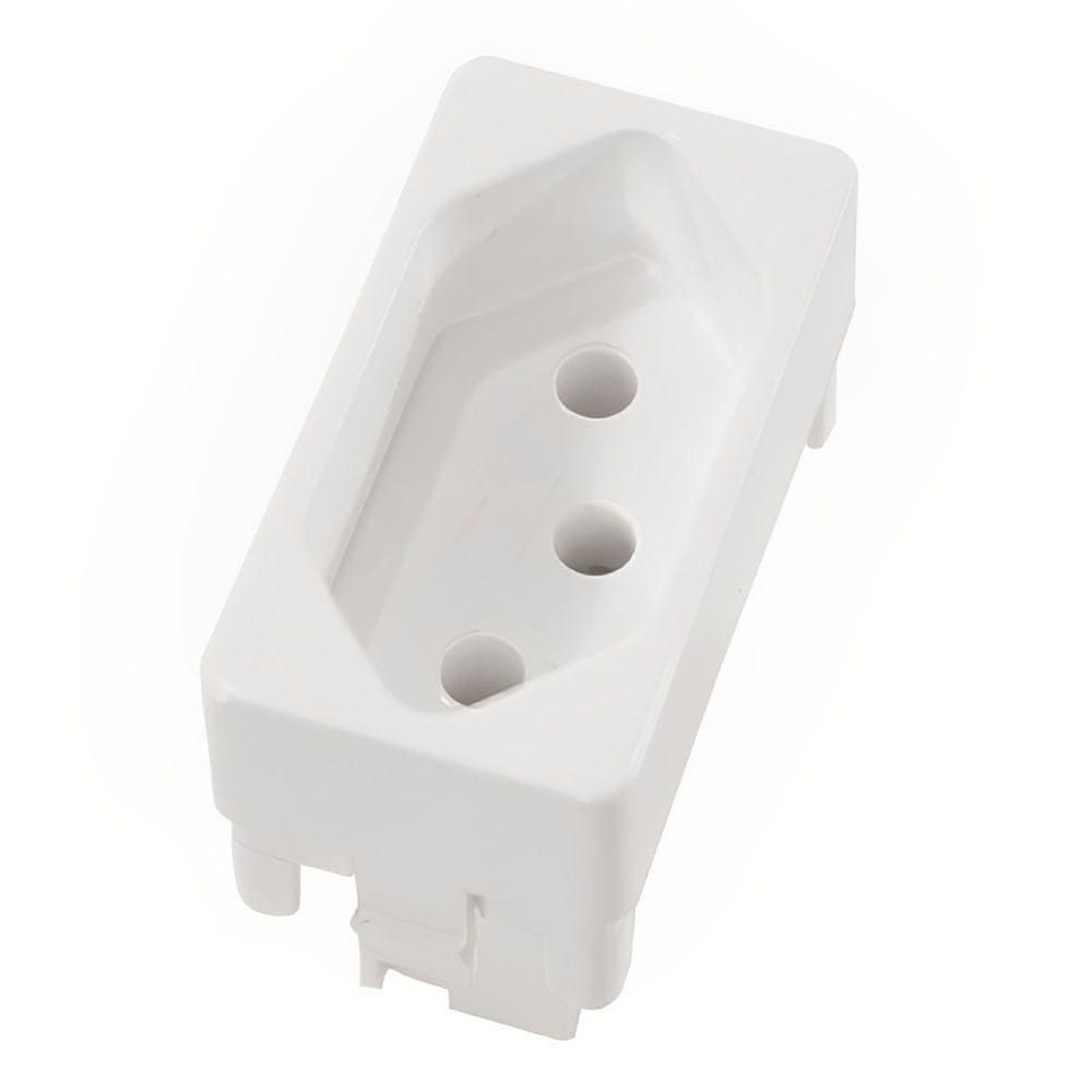 Tomada Universal 2p+t 10a Sem Placa Branco - Dc-9300-4 - Dicompel
