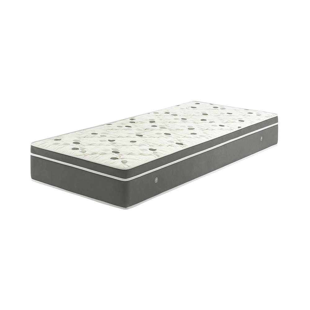 Colchão Molas Bonnel 88x188x24 - Lateral Cinza PREMIUM