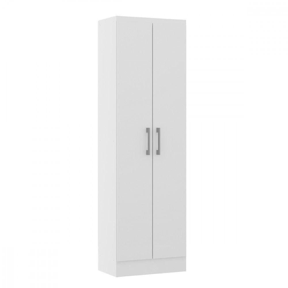 Armário Multiuso Com 2 Portas 52x170cm Mdp 3000 Menu Móveis Branco