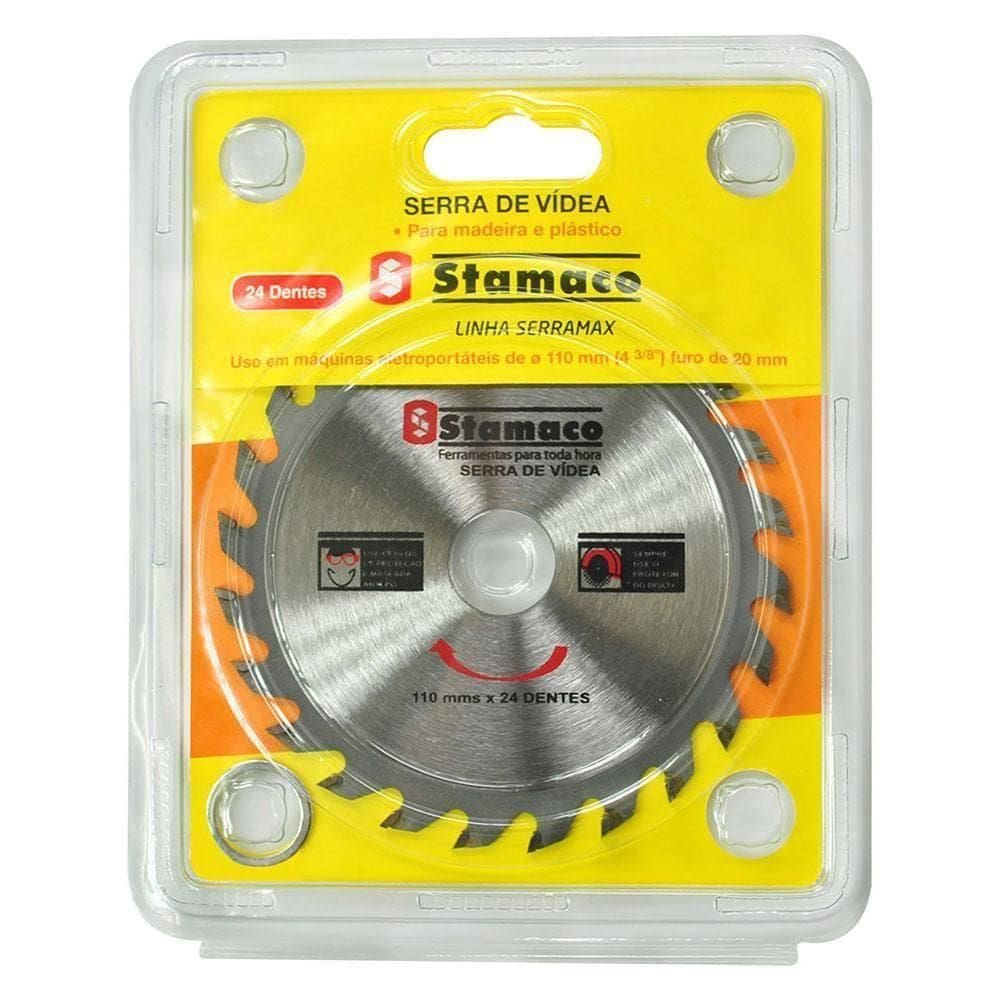 Disco De Videa Serra Serramax 4.3-8”” 24 Dentes - 2031 - Stamaco Serra Widia Serramax 4.3-8-24dent.stamac 203.1