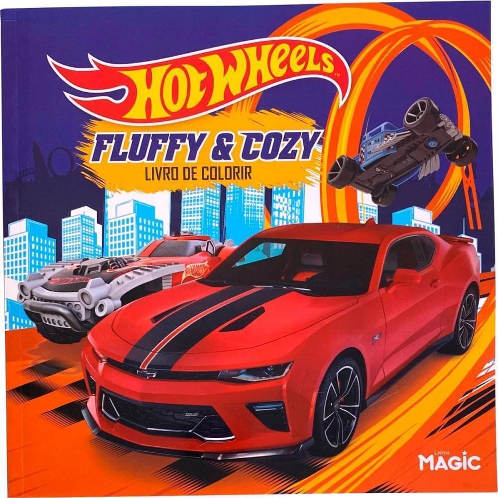 Livro De Colorir Hot Wheels Comfy E Cozy 96Pgs