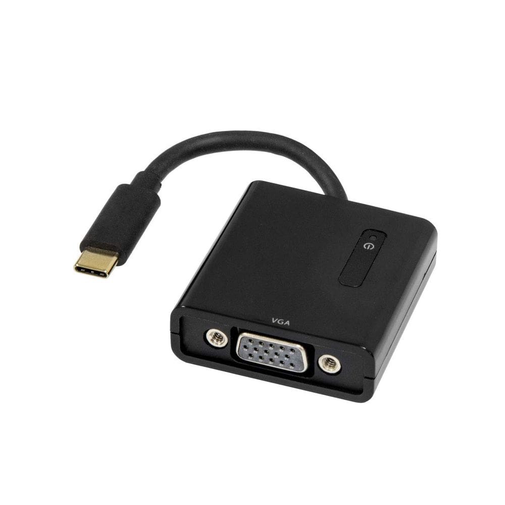Adaptador USB tipo C para VGA Syba suporta resolução 1080p