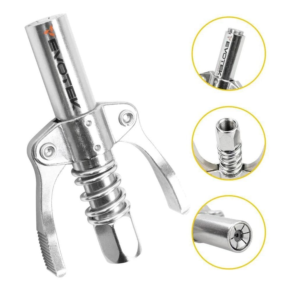 10X Evotek Comando Bico Pistola Graxa Acoplador Aplicador H