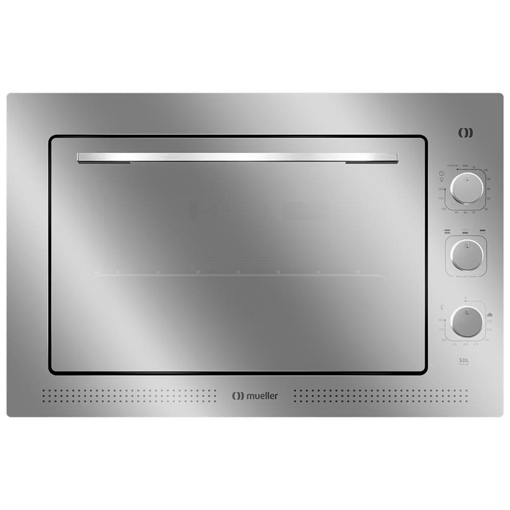 Forno Elétrico De Embutir Mueller Espelhado 50 Litros MFE50K 110V