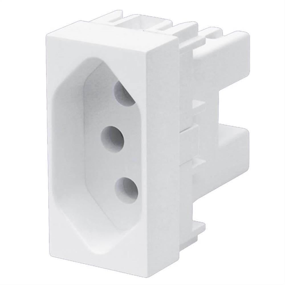 Tomada 2p+t 10a 250 Volts Elegance - 2238 - Fame Tomada 2p+t 10a-250v Elegance Fame 092.2238.3