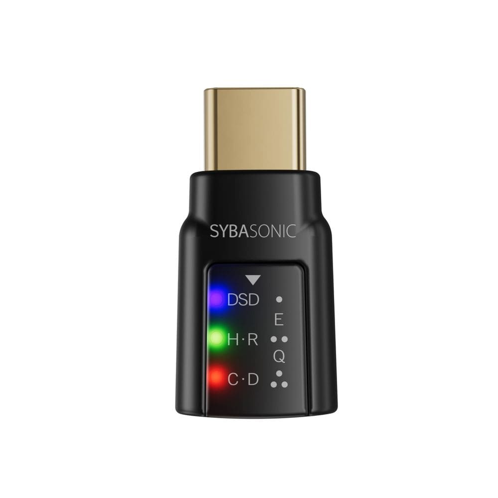 Adaptador de áudio USB-C DAC Syba de alta resolução para celular