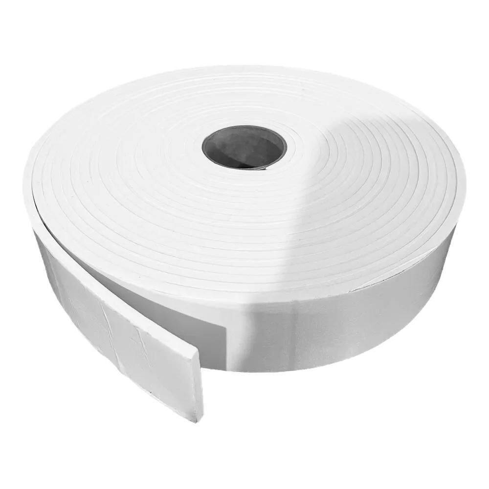 5X Rodameio Autocolante Eva Branco - 5Cm Largura 10 Metros