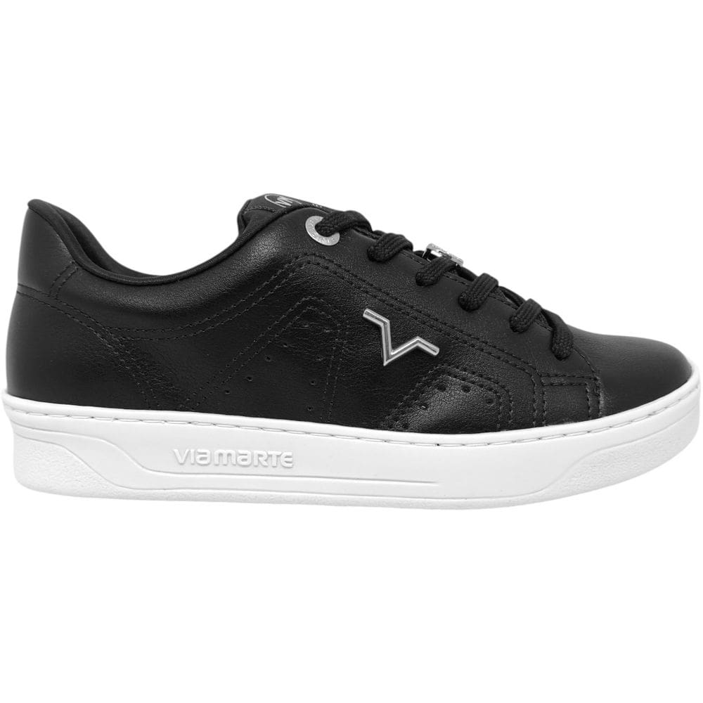 Tênis Feminino Casual Básico Dia a Dia Passeio Trabalho Street Urban Style com Strass Conforto Via Marte 020-012