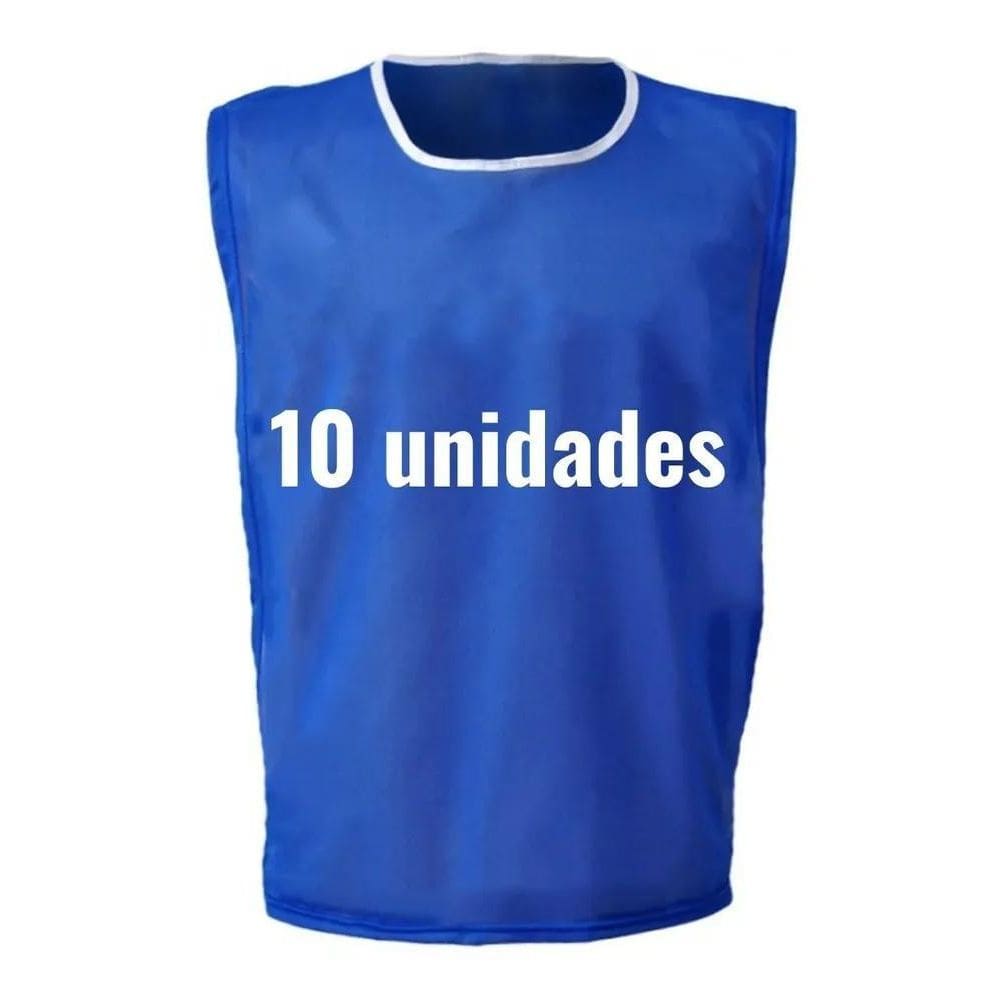 10X Kit 10 Colete Jogar Futebol Esportivo Futsal Treino Soc