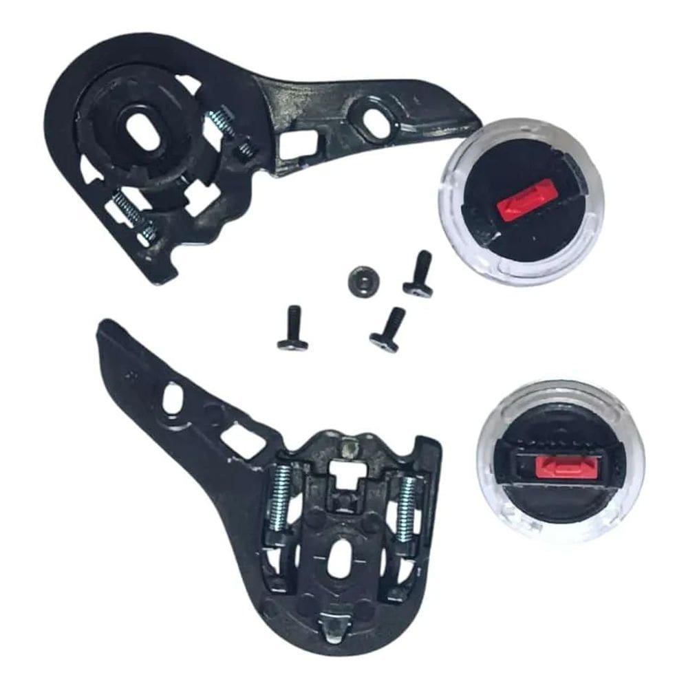 10X Kit Reparo Completo Suporte Viseira Capacete Ls2 Ff358