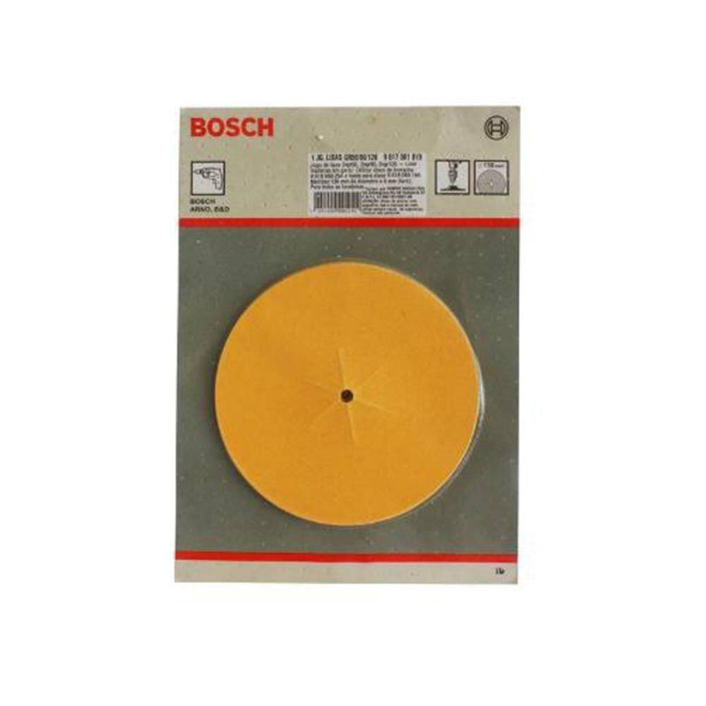 Disco De Lixa 5”” Para Maquina Com 6 Peças - 9617081819 - Bosch Disco Lixa 5 P-maq.div. 6pcs Bosch 9617081819