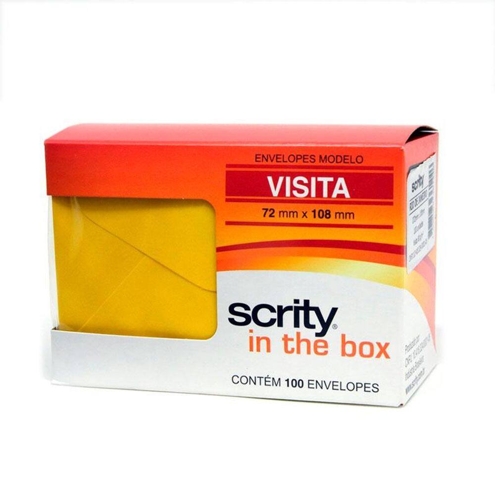 Envelope Color Plus Rio de Janeiro 72x108mm 100und Scrity