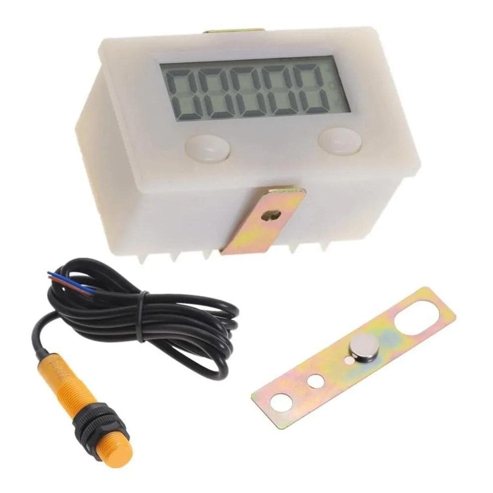 10X Contador Digital Por Indução Magnética Sensor Imã + Sup
