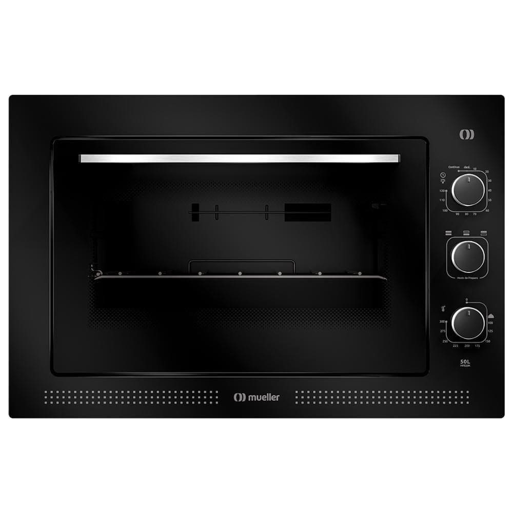 Forno Elétrico De Embutir Mueller Preto 50 Litros MFE50K 110V