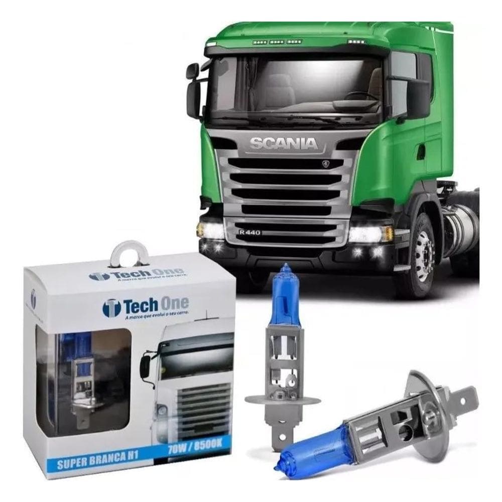 10X Par Lampada Super Branca H1 8500K Tipo Xenon 24V 70W Te