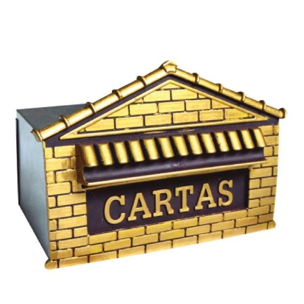 Caixa De Correio Com Frente De Mini Tijolinhos 15cm - 2535 - Mse