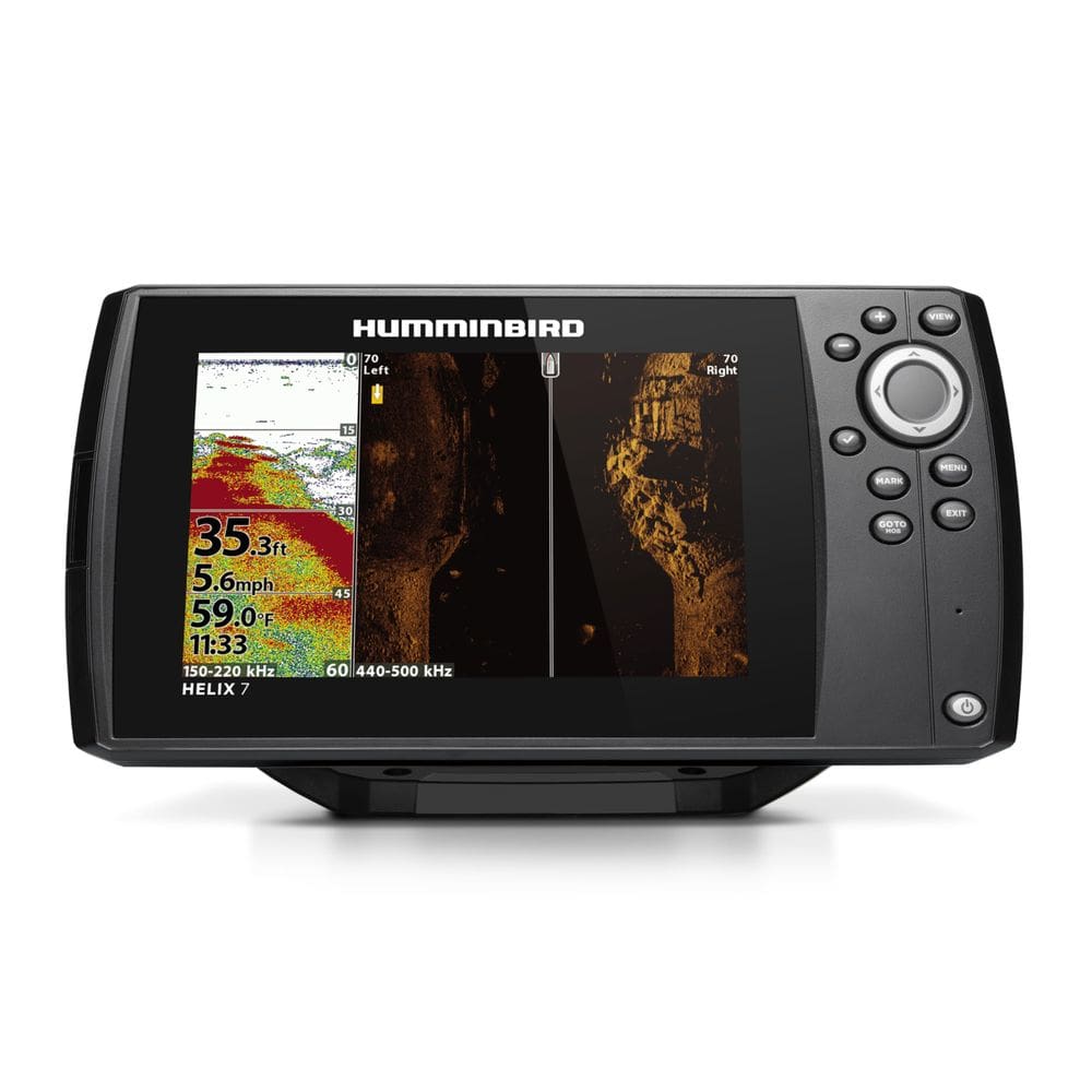 Sonar Fathometer Humminbird Helix 7 Chirp SI GPS Preto