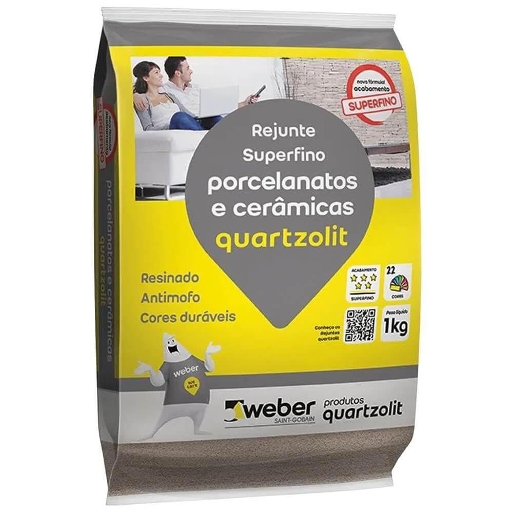 Rejunte Porcelanatos E Cerâmicas 1 Kilo Tijolo - 0110.00163.0015fd - Quartzolit
