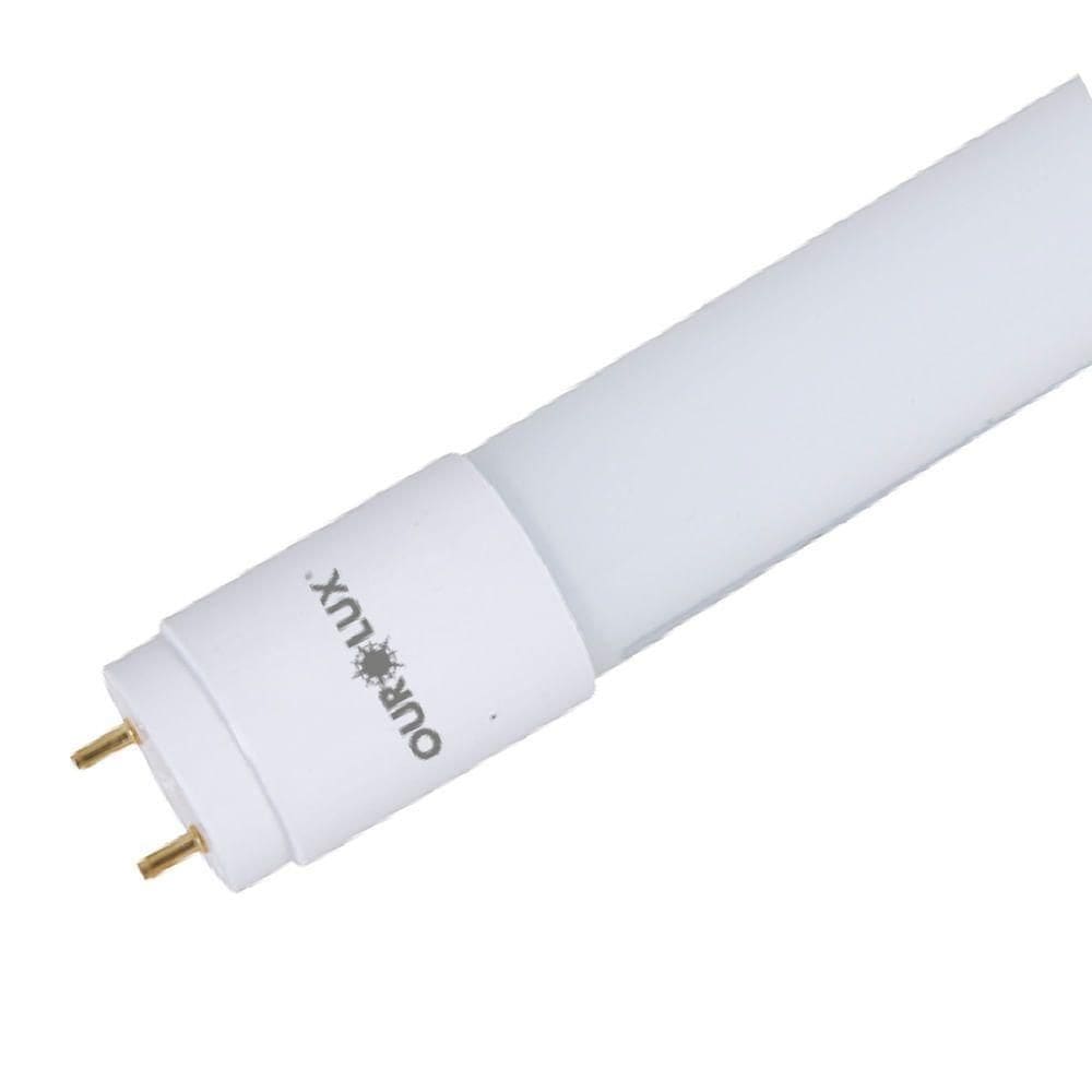 Lâmpada Superled Tubular T8 Glass De 9 Watts E 4000k - 20251 - Ourolux Lampada Superled Tubular 9w 4000k Bivolt