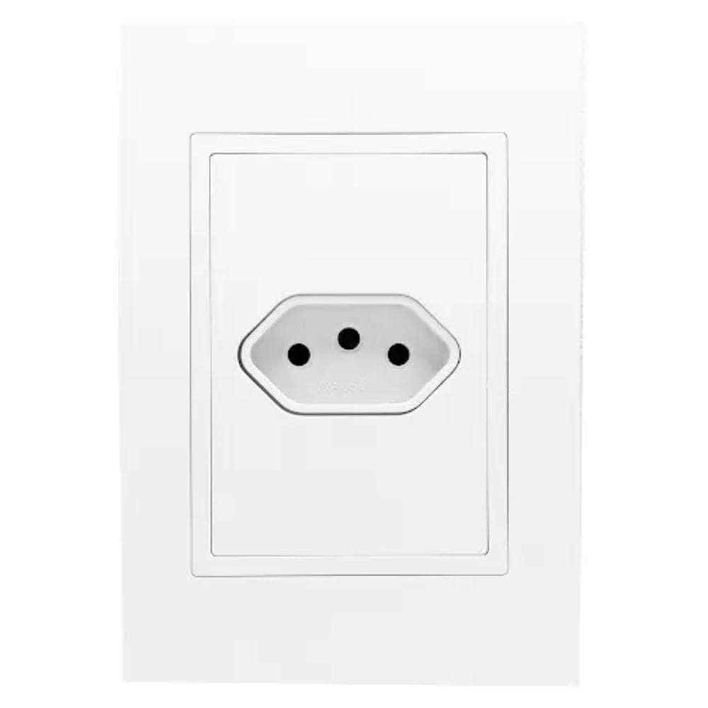 Conjunto Tomada 4x2 20a Horizontal - Rvb-1000-30 - Ravenna Conjunto 4x2 1 Tomada 20a Horizontal - Rvb-1000-30 - Ravenna