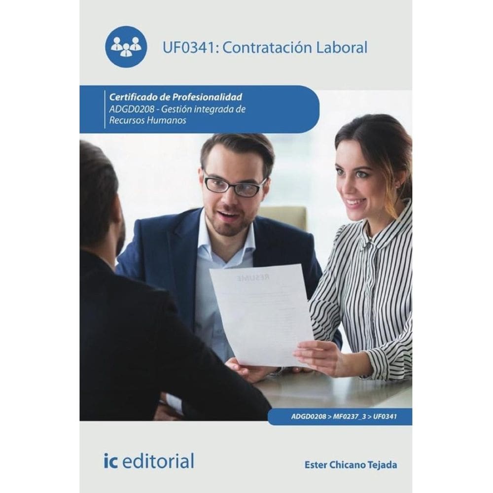 Contratación laboral. ADGD0208 - Gestión integrada de recursos humanos - Espanhol