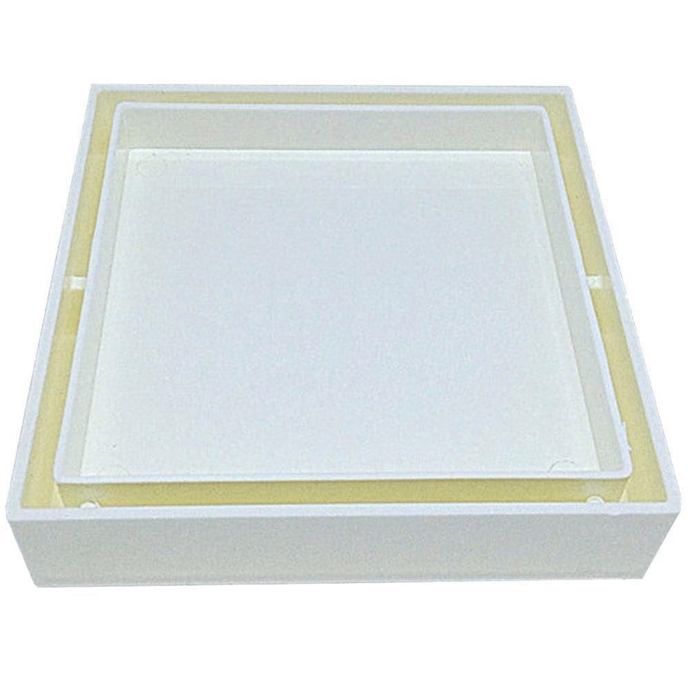 Ralo Invisível 13x13cm Branco - P&l Ralo Invisivel 130x130mm Branco P&l