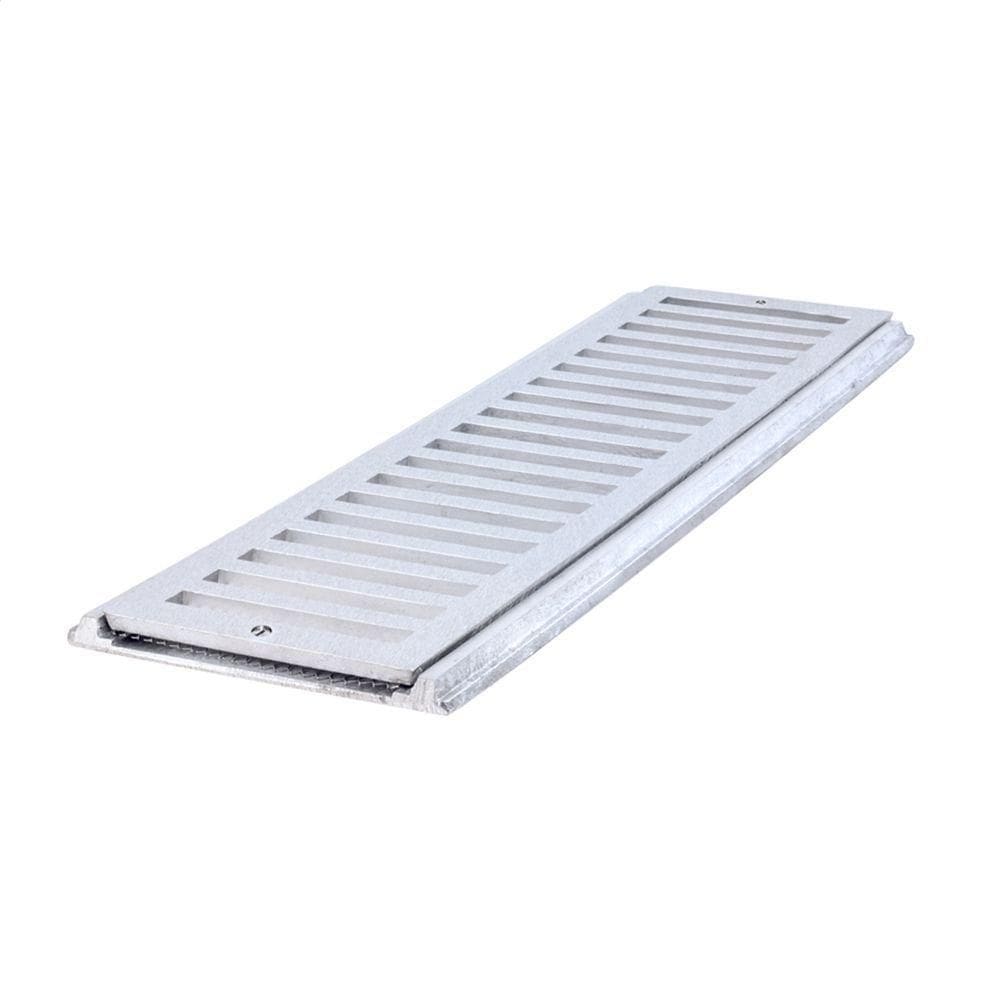 Conjunto Grelha Com Tela 10x100 Escovado - Cj10x10ect - Lgmais Cj Grelha Com Tela 10x100 Escovado Lgmai