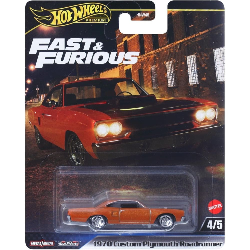 Carrinho - 1970 Custom Plymouth Roadrunner MATTEL