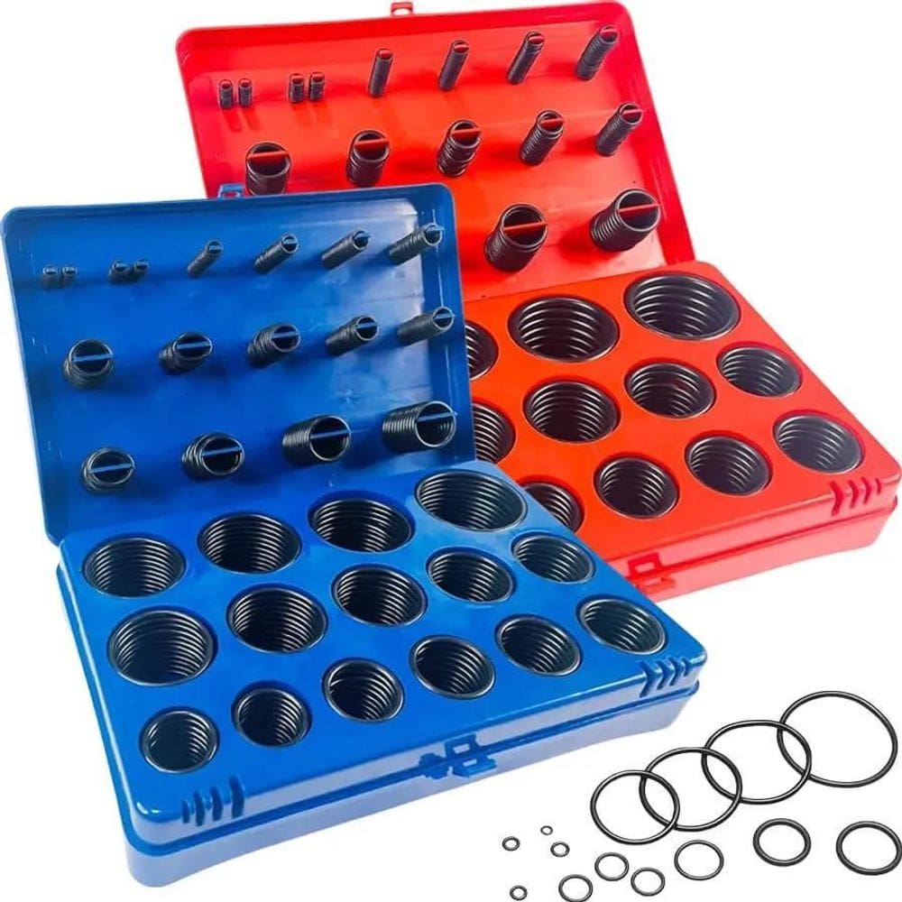 10X 2 Kit Caixa Anél Vedação O-Ring Milímetro Polegada Nitr