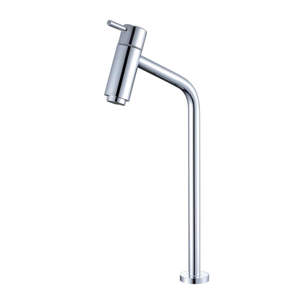 Torneira De Cuba E Lavatório Slim Metal Cromado Luxo - Prata