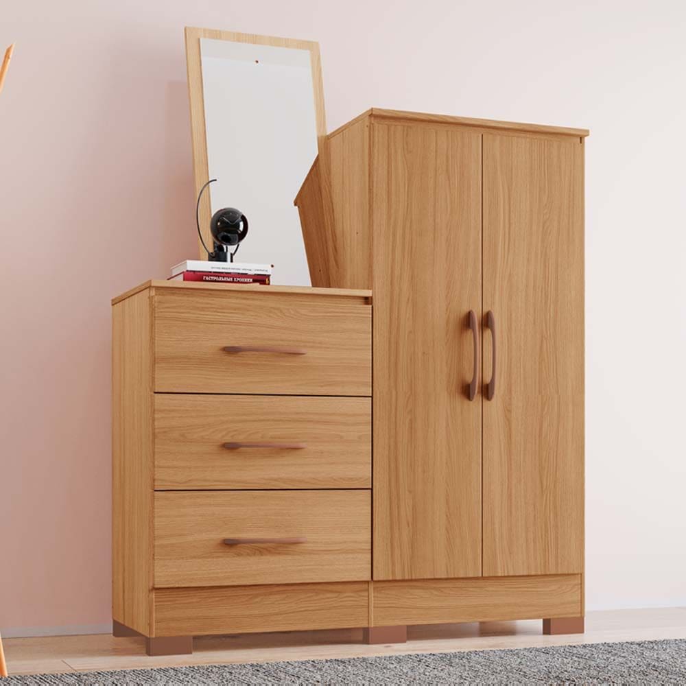 Cômoda Denver 100% MDF Tuboarte 2 Portas 3 Gavetas