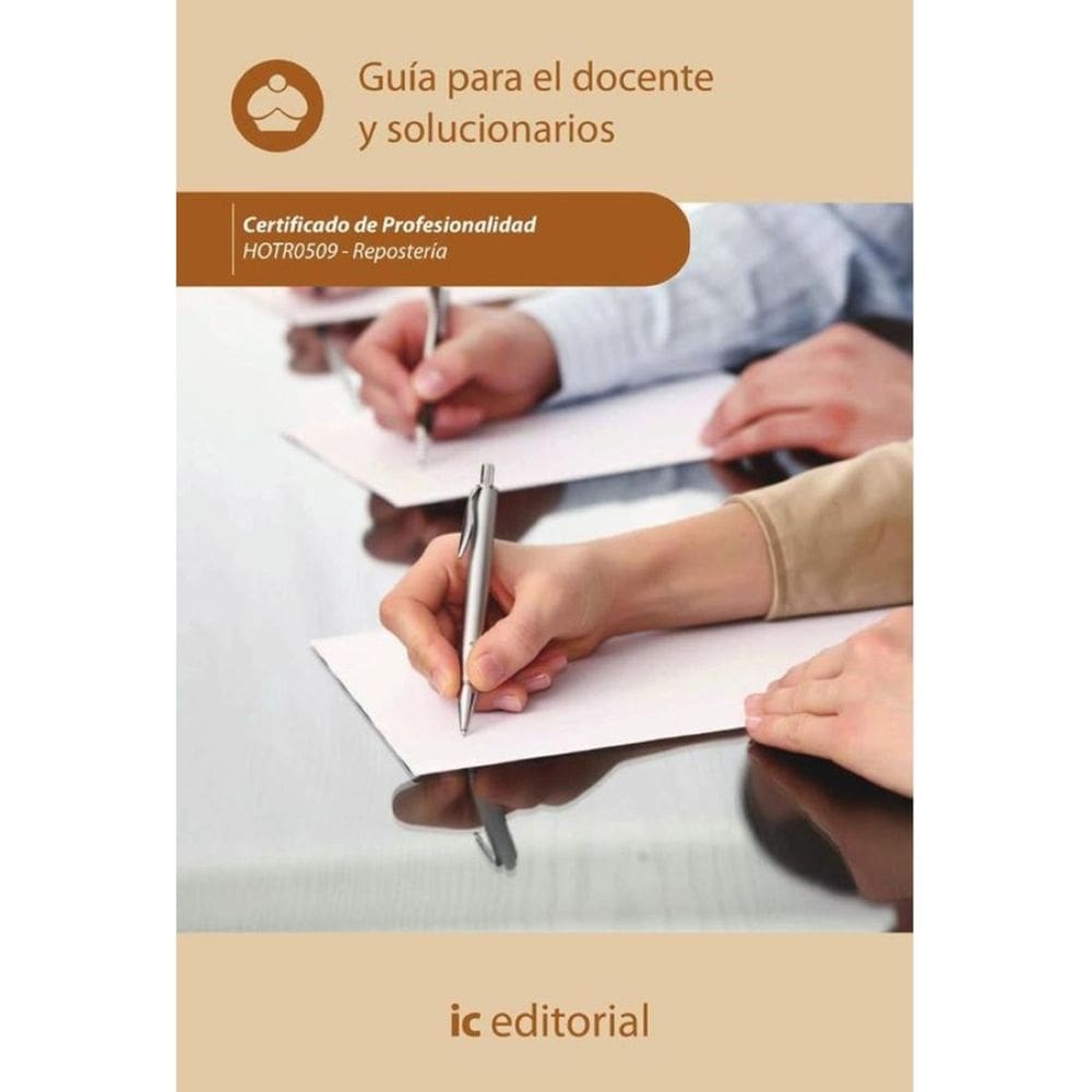 Repostería. HOTR0509 - Guía para el docente y solucionarios - Espanhol