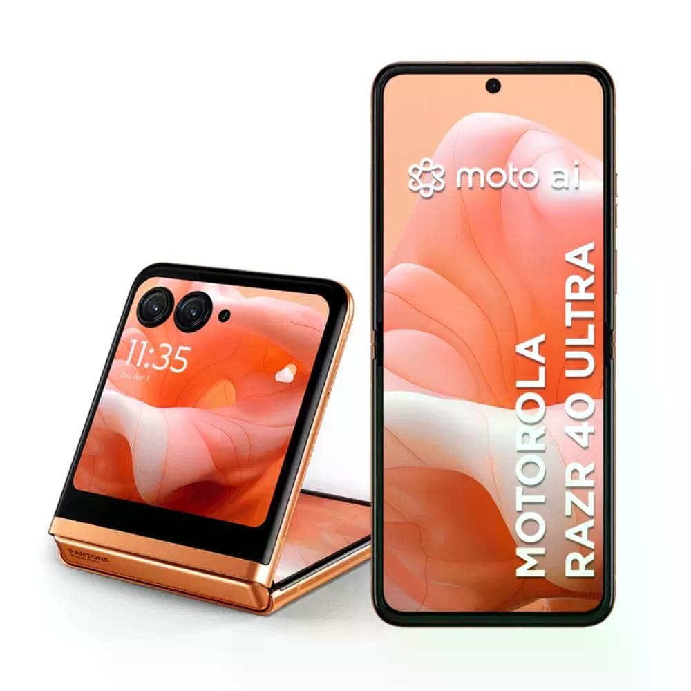 Usado: Moto Razr 40 Ultra 5g 256Gb Laranja - Excelente