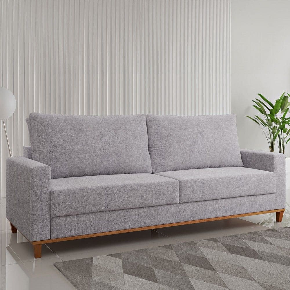 Sofá Living 4 Lugares Zack Linhão Juta - Vian