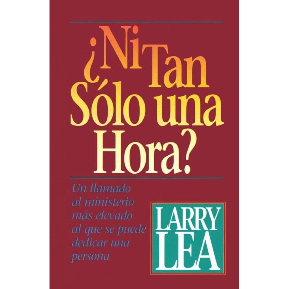 ¿Ni tan sólo una hora? - Espanhol