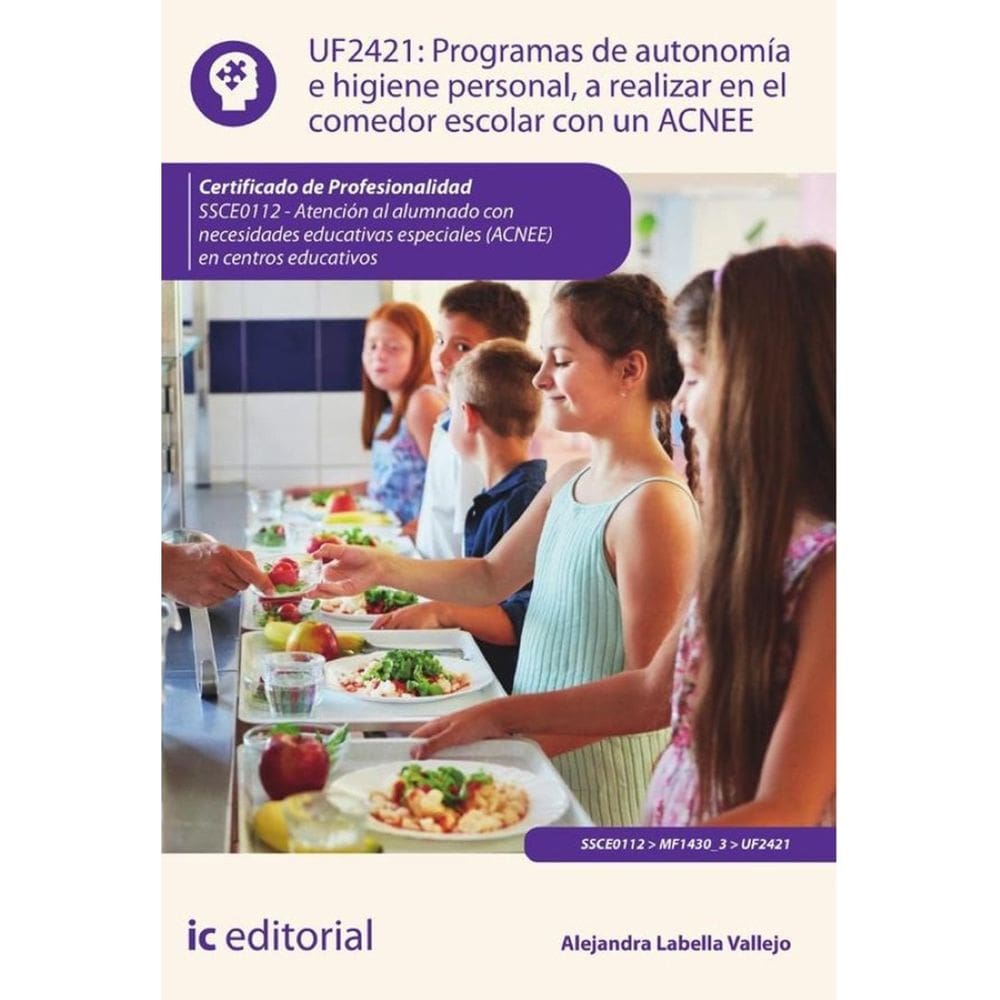 Programas de autonomía e higiene personal, a realizar en el comedor escolar con un ACNEE. SSCE0112 -